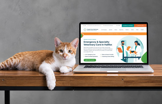 Coastal Care Veterinary website