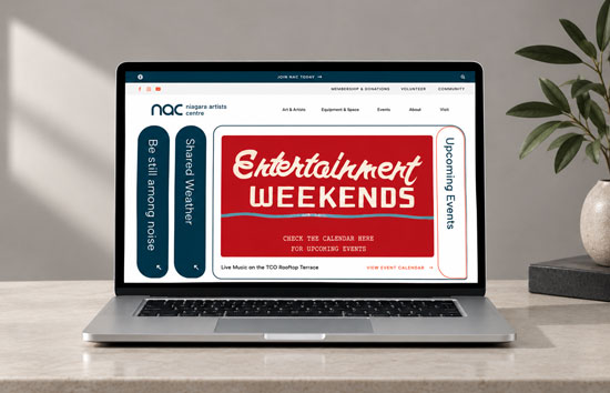 Niagara Artists Centre website